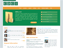 Tablet Screenshot of cdci.com